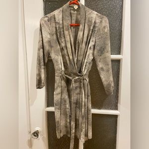 Wilfred Snakeskin Franca Wrap dress size 6